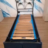 Letto e rete elettrica singoli