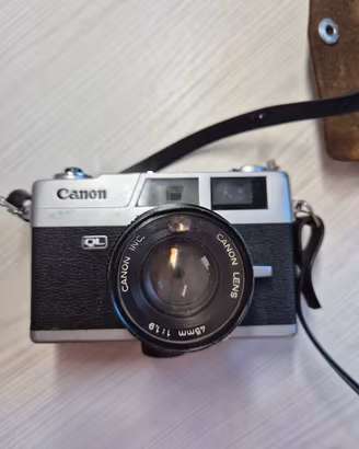 Canon Canonet QL19 vintage – 45mm f/1.9 + custodia