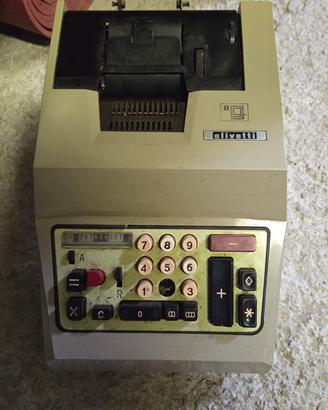 Calcolatrice elettromeccanica Olivetti Multisumma 