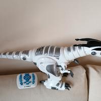 Dinosauro robot Raptor grande interattivo 
