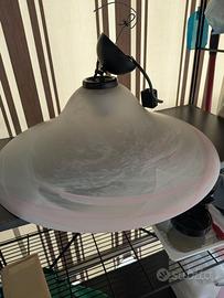 Lampadario vetro rotondo