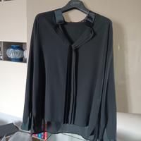 camicia nera elegante