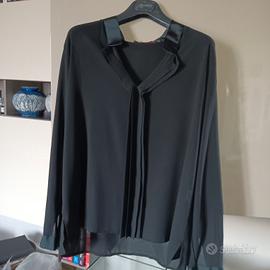 camicia nera elegante