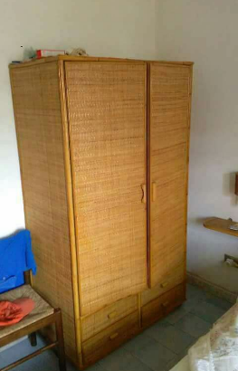 Camera letto completa in vimini