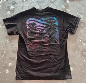 T-Shirt Propaganda Nera - Grafica Snake Taglia M