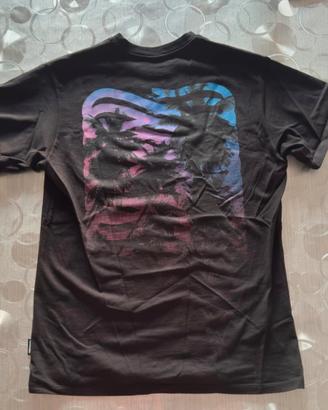 T-Shirt Propaganda Nera - Grafica Snake Taglia M