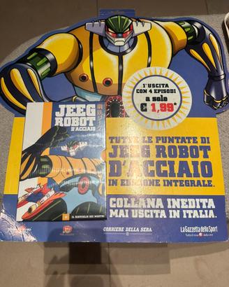 Jeeg robot d’acciaio DVD, prima uscita  sigillato