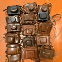 Set 16 custodie vintage per fotocamere