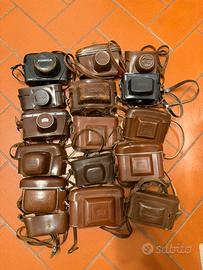 Set 16 custodie vintage per fotocamere