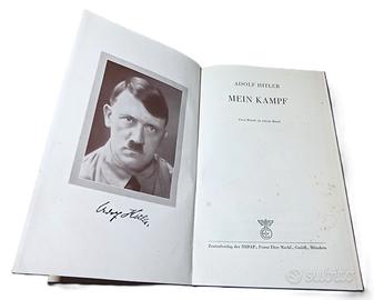 Libro original Mein Kampf de Adolf Hitler 1941