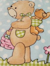 ampio plaid double face per bimbo o bimba