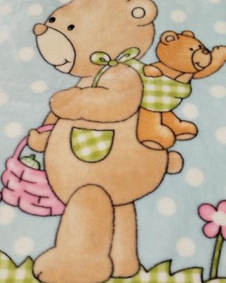 ampio plaid double face per bimbo o bimba