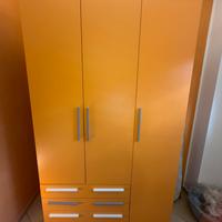 Armadio 3 ante con cassetti