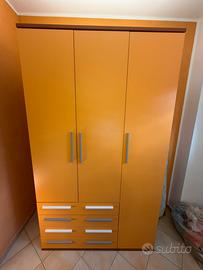 Armadio 3 ante con cassetti