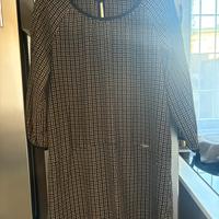 Liu-Jo Jeans vestito nero e beige - tg 42