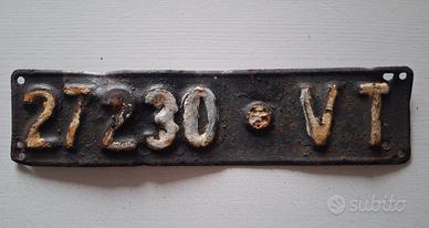 Rara Targa Epoca VT Viterbo (anni 60/70)