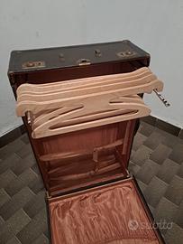 baule armadio da viaggio vintage