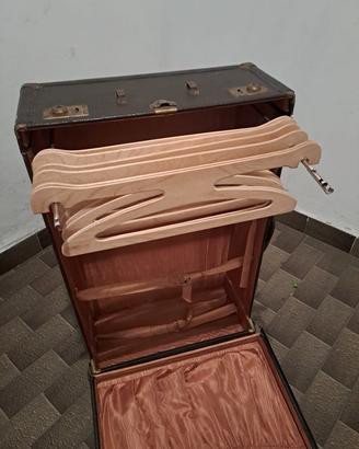 baule armadio da viaggio vintage