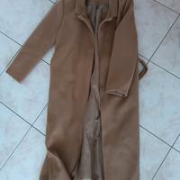 Cappotto lungo Donna colore marrone. Taglia unica