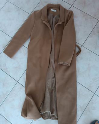 Cappotto lungo Donna colore marrone. Taglia unica
