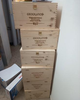 Scatole legno vino