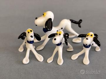Cani vetro di Murano