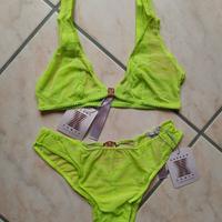 Set Reggiseno + Slip Savage x Fenty verde fluo