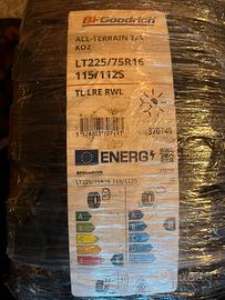 4 pneumatici Bf Goodrich 225/75 R 16 T/A KO2 nuovi