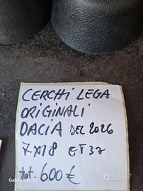 CERCHI NUOVI RAGGIO 18 POLLICI DACIA Duster - CPC2