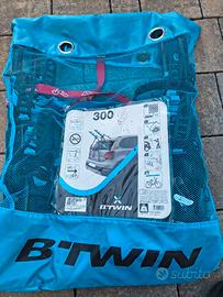 Portabici posteriore B'TWIN 300 - 3 bici - Nuovo