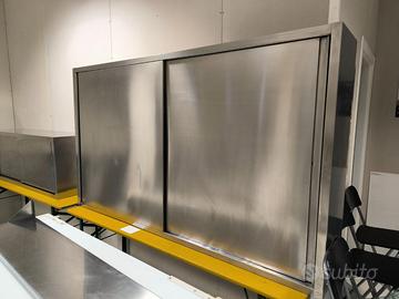 Dispensa inox doppia anta