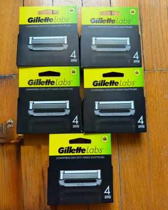 5 confezioni Gillette labs