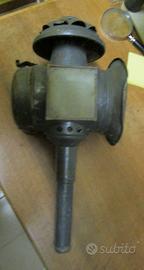 fanale da carrozza xix secolo funzionante con cand
