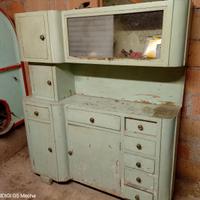 Credenza antico verde anni 60
