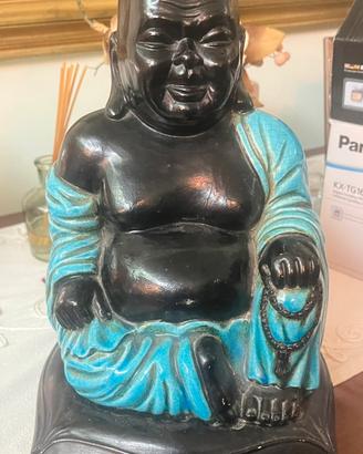 STATUA VINTAGE BUDDAH CHE RIDE (BUDAI)