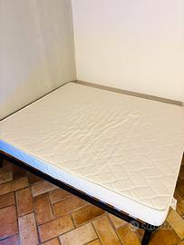 Materasso Memory + 2 Reti Ortopediche doghe legno
