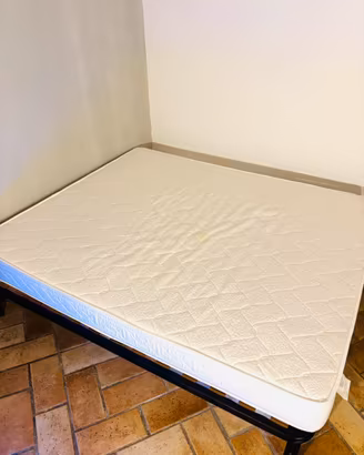 Materasso Memory + 2 Reti Ortopediche doghe legno