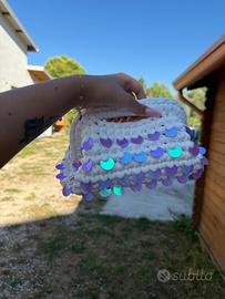Clutch con paillettes