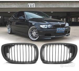 GRIGLIE BMW E46 03-06 COUPE CABRIO NERO OPACO