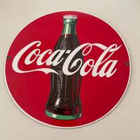 Targa Coca-Cola vintage metallo smaltato - USA