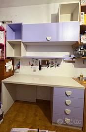 Scrivania+cubotti+mensola