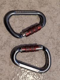 due moschettoni tripla sicura ct