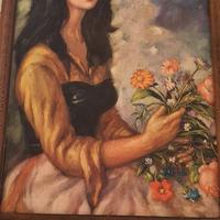 Dipinto antico di "Maja de Ribera"