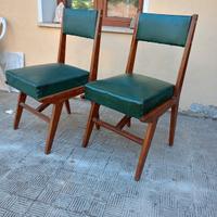 coppia sedie design anni 50/60
