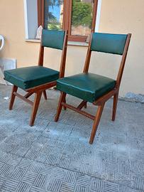 coppia sedie design anni 50/60