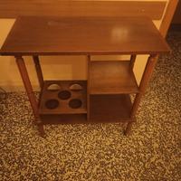 Mobiletto vintage porta televisione portabottiglie