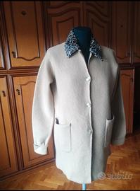 Cardigan Elena Mirò in lana cotta cammello 