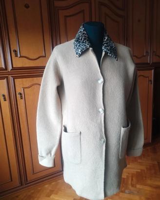 Cardigan Elena Mirò in lana cotta cammello 