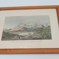 Quadro veduta storica di Girgenti ( Agrigento)