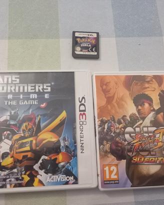 lotto 3 giochi nintendo ds-3ds Pokémon e picchiadu